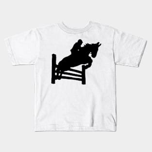 showjumping silhouette Kids T-Shirt